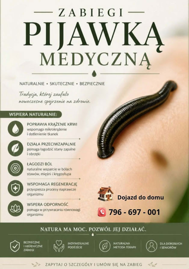 Plakat-hirudoterapia